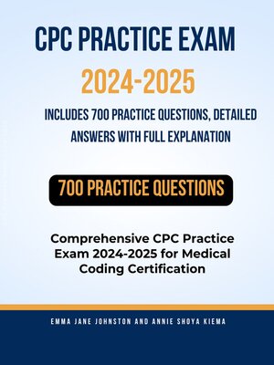 cover image of CPC Practice Exam 2024-2025
